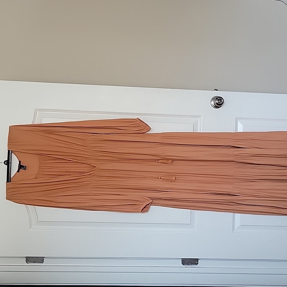 Rust brown summer dress/ beach wear